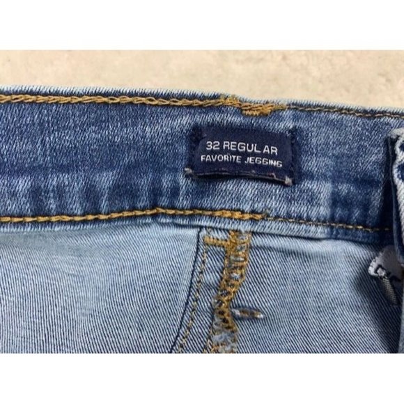 Gap Size 32 Womens Jeans Favorite Jegging Stretch Mid Rise Raw Hem Med W… - Picture 3 of 5